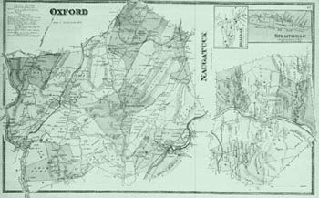 old map of oxford