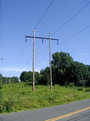 Existing Transmission Structure on Petersen Road, Granby