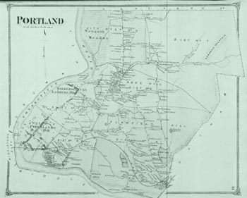 old map of portland