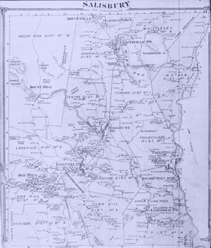 old map of salisbury