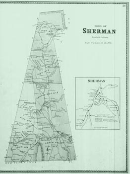 old map of sherman
