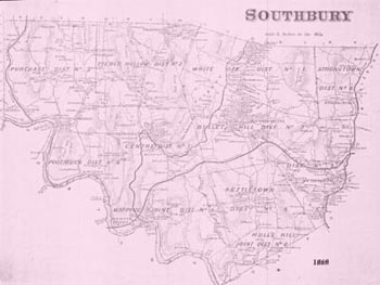 old map of southbury