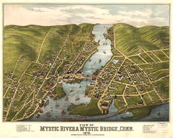 old map of mystic