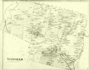 old map of suffield
