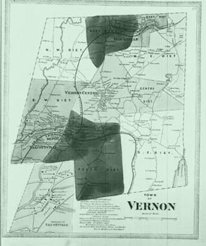 old map of vernon