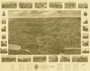 old view of wallingford