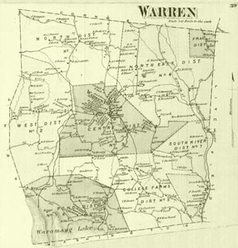 old map of warren
