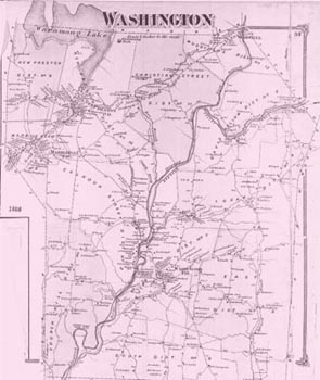 old map of washington