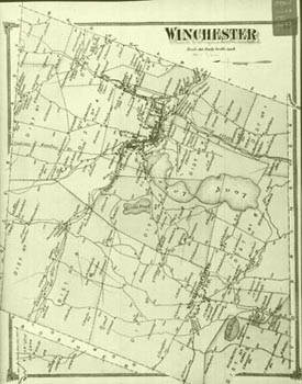 old map of winchester