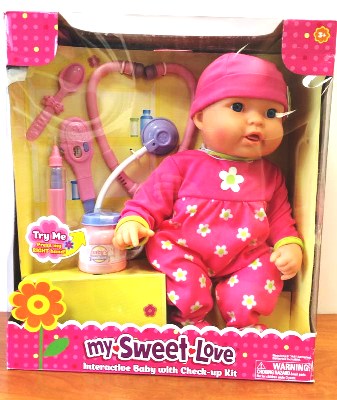 my sweet love interactive baby doll