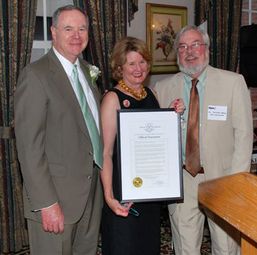 Kathy and Jim Heffernan with Commissioner Terrence W. Macy, Ph.D.