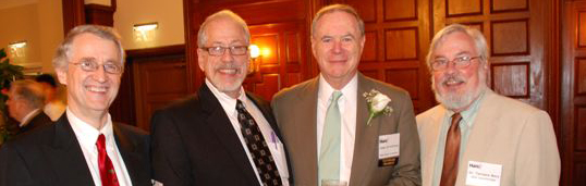 Commissioner Terrence W. Macy, Ph.D. and Jim Heffernan with Guests