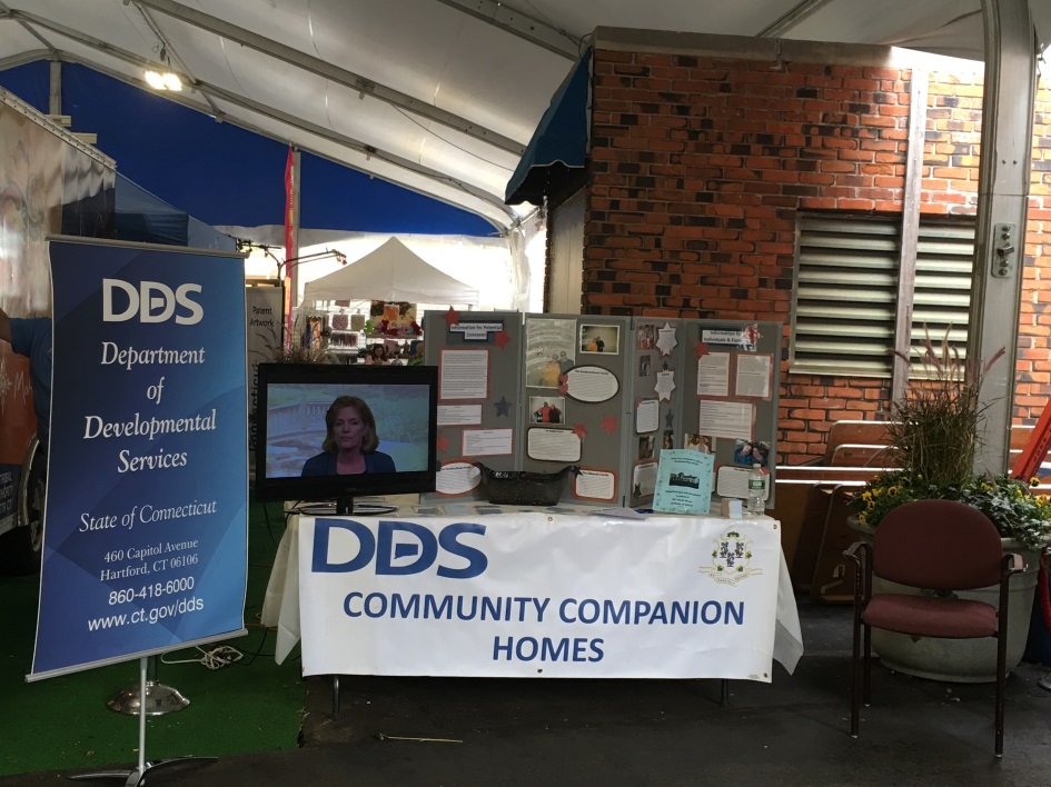 DDS CCH booth at the Big E