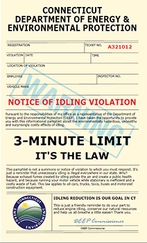 Anti-Idling Ticket