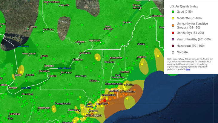 August 28, 2018 Ozone AQI