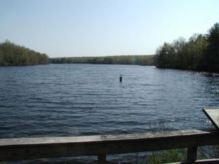 A view from the Babcock Pond boat launch.