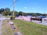 The entrance to the boat launch.