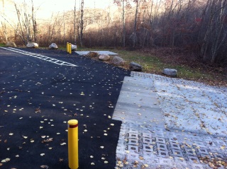 The turning area of the Bashan Lake boat launch.