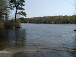 A view from the Beach Pond boat launch.