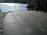 The turning area of the Beach Pond boat launch.