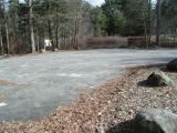 The turning area of the Beachdale Pond boat launch.