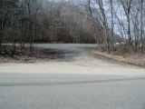 The access road to the Beaver Brook Pond boat launch.