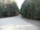The access road to the Bigelow Pond boat launch.