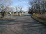 The access road to the Bissell Bridge boat launch.