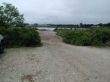 The access road to the Bluff Point boat launch.