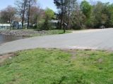 The turning area of the Lower Bolton Lake boat launch.