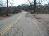 The entrance to the Middle Bolton Lake boat launch.