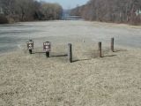 The parking area for the Candlewood Lake (Lattins Cove) boat launch.