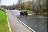 The ramp of the Candlewood Lake (Lattins Cove) boat launch.