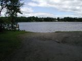 The turning area of the Dog Pond boat launch.