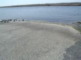 The ramp of the Great Island boat launch.
