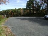 The turning area of the Holbrook Pond boat launch.