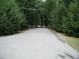 The access road to the Hopeville Pond boat launch.