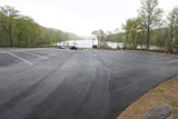 The access road to the Lake Lillinonah boat launch.