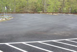 The turning area of the Lake Lillinonah boat launch.