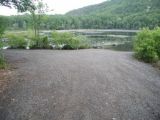 The turning area of the Lantern Hill Pond boat launch.