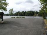 The turning area of the Lower Moodus Reservoir boat launch.