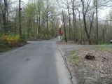 The entrance to the Mamanasco Lake boat launch.