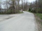 The entrance to the Mudge Pond boat launch.