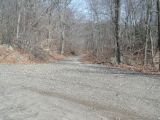 The access road to the Norwich Pond boat launch.