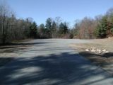 The parking area for the Pachaug Pond boat launch.