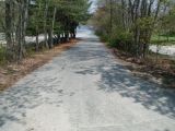 The access road to the Pattagansett Lake boat launch.