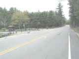 The entrance to the Quaddick Reservoir boat launch.