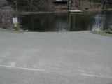 The turning area of the Quonnipaug Lake boat launch.
