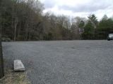 The parking area for the Ross Pond boat launch.