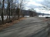 The access road to the Silver Lake boat launch.